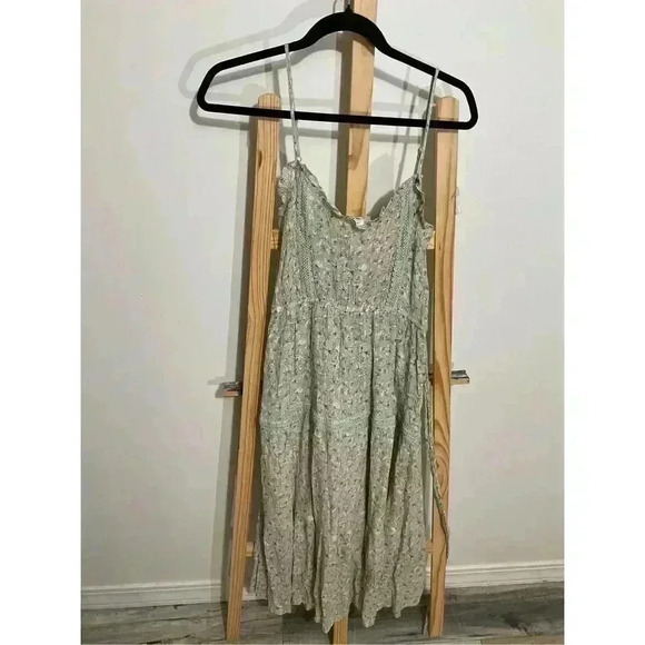 Blu Pepper Dresses & Skirts - Blu Pepper Floral BoHo Cottagecore Dress Size Large w/belt midi maxi